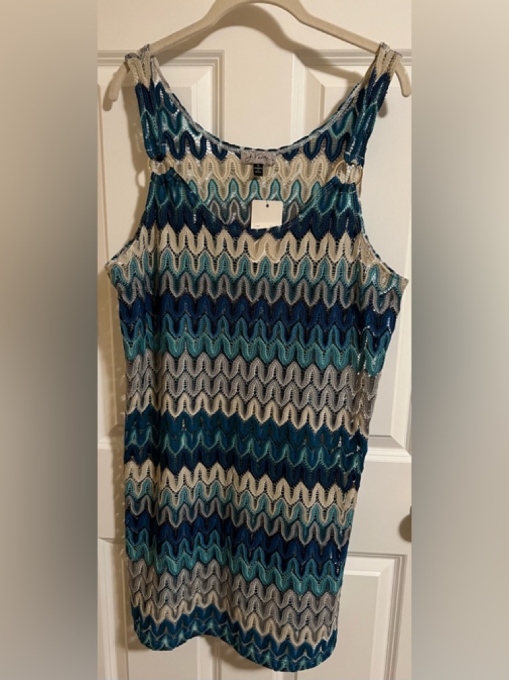 NWT J Valdi pretty swimsuit cover up dress. Size XL